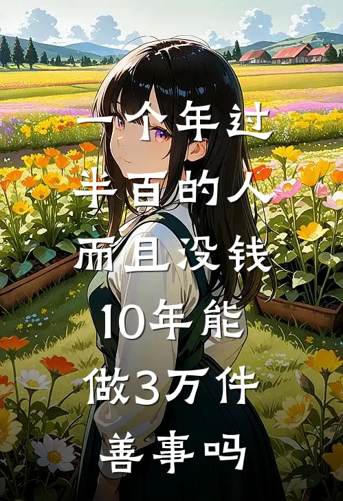 一个年过半百的人,而且没钱,10 年能做 3 万件善事吗