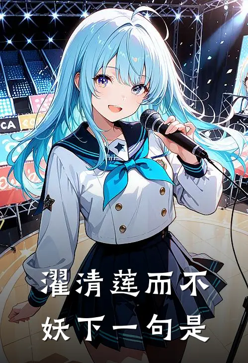 濯清莲而不妖下一句是