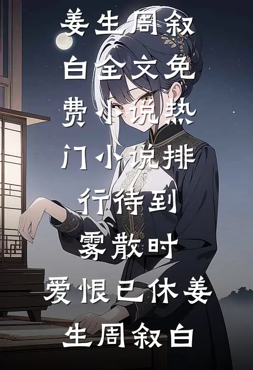 待到雾散时，爱恨已休(姜生周叙白)全文免费小说_热门小说排行待到雾散时，爱恨已休(姜生周叙白)