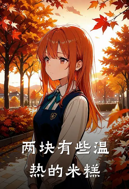 两块有些温热的米糕
